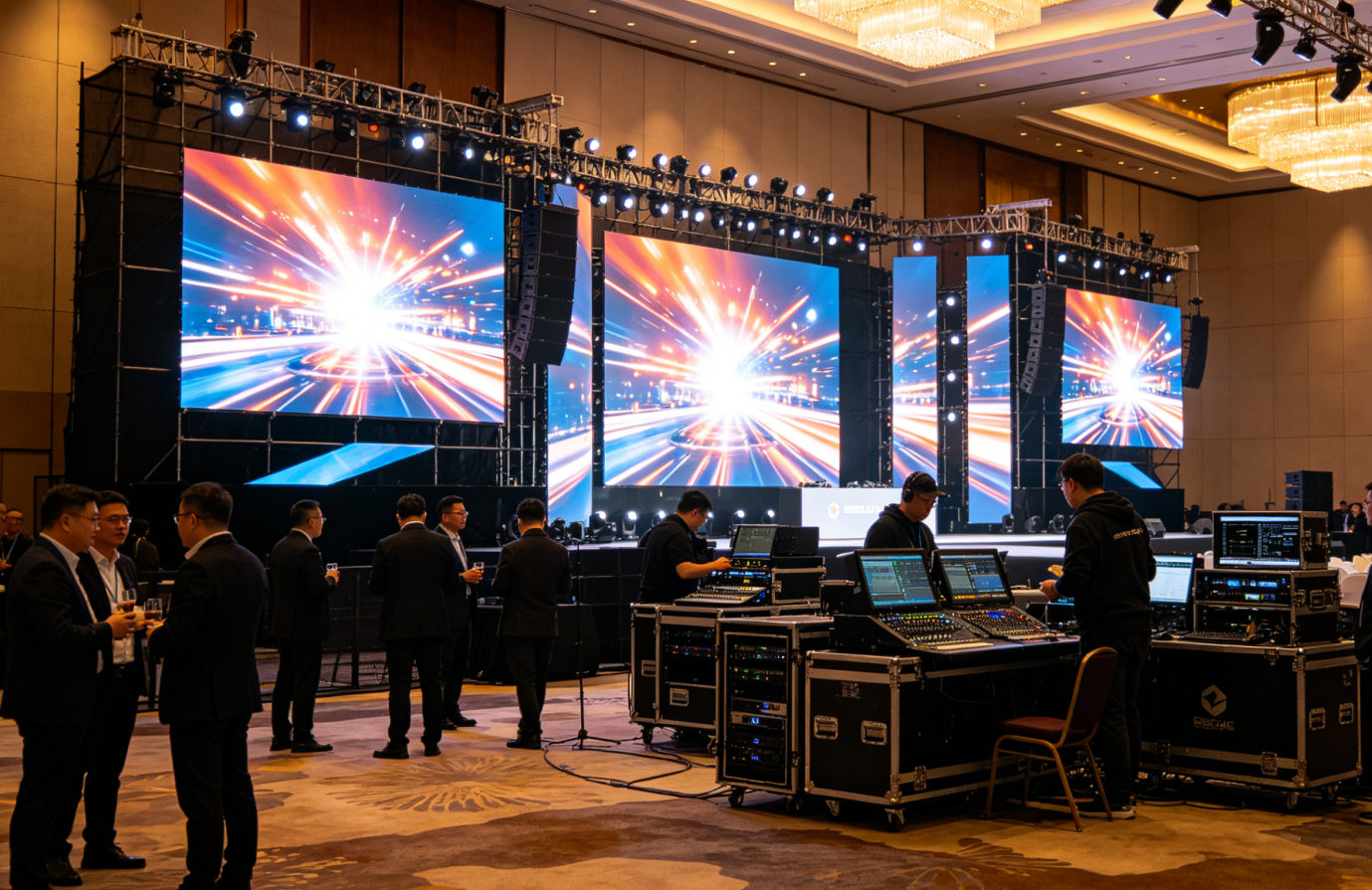 高清稳定LED大屏租赁 专业团队上门安装调试